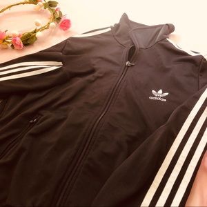 Adidas Black Track Jacket (Large)